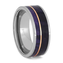 Purple Box Elder Burl Rose Gold Tungsten_3617 (1)