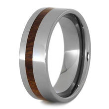 Ironwood Wedding Band, Mens Tungsten Ring, Natural Ring-2709