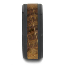 Black Ceramic Whiskey Barrel Oak Wood_ 2620 (2)