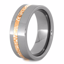 Copper And Silver Mokume Gane Ring with Tungsten (3)