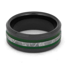 Emerald Green Enamel Meteorite Black Ceramic_2627 (3)