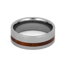 Ironwood Wedding Band, Mens Tungsten Ring, Natural Ring-2709