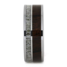 Deer Antler Ring ironwood tungsten