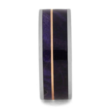 Purple Box Elder Burl Rose Gold Tungsten_3617 (2)