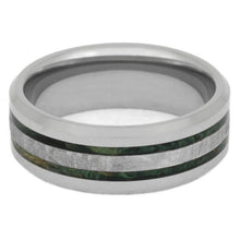 Tungsten Meteorite Green Box Elder Burl Wood_2490 (4)