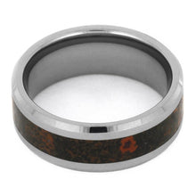 Dinosaur Bone Ring With A Tungsten Band-2138
