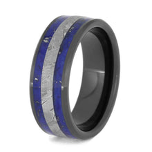 Crushed Lapis Lazuli Stardust Black Ceramic Seymchan Meteorite White Gold_2687 (3)