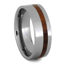Ironwood Wedding Band, Mens Tungsten Ring, Natural Ring-2709